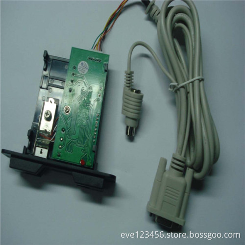 Half-insert magnetic card reader